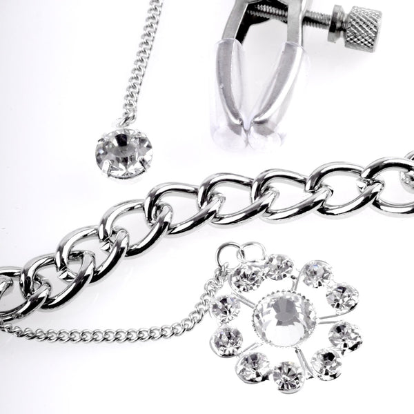 Pipedream Fetish Fantasy Series Crystal Nipple Clamps - Extreme Toyz Singapore - https://extremetoyz.com.sg - Sex Toys and Lingerie Online Store - Bondage Gear / Vibrators / Electrosex Toys / Wireless Remote Control Vibes / Sexy Lingerie and Role Play / BDSM / Dungeon Furnitures / Dildos and Strap Ons &nbsp;/ Anal and Prostate Massagers / Anal Douche and Cleaning Aide / Delay Sprays and Gels / Lubricants and more...