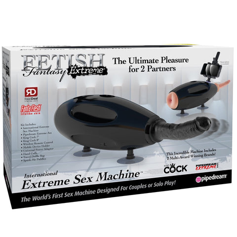 Pipedream Fetish Fantasy Extreme International Extreme Sex Machine - Extreme Toyz Singapore - https://extremetoyz.com.sg - Sex Toys and Lingerie Online Store - Bondage Gear / Vibrators / Electrosex Toys / Wireless Remote Control Vibes / Sexy Lingerie and Role Play / BDSM / Dungeon Furnitures / Dildos and Strap Ons &nbsp;/ Anal and Prostate Massagers / Anal Douche and Cleaning Aide / Delay Sprays and Gels / Lubricants and more...