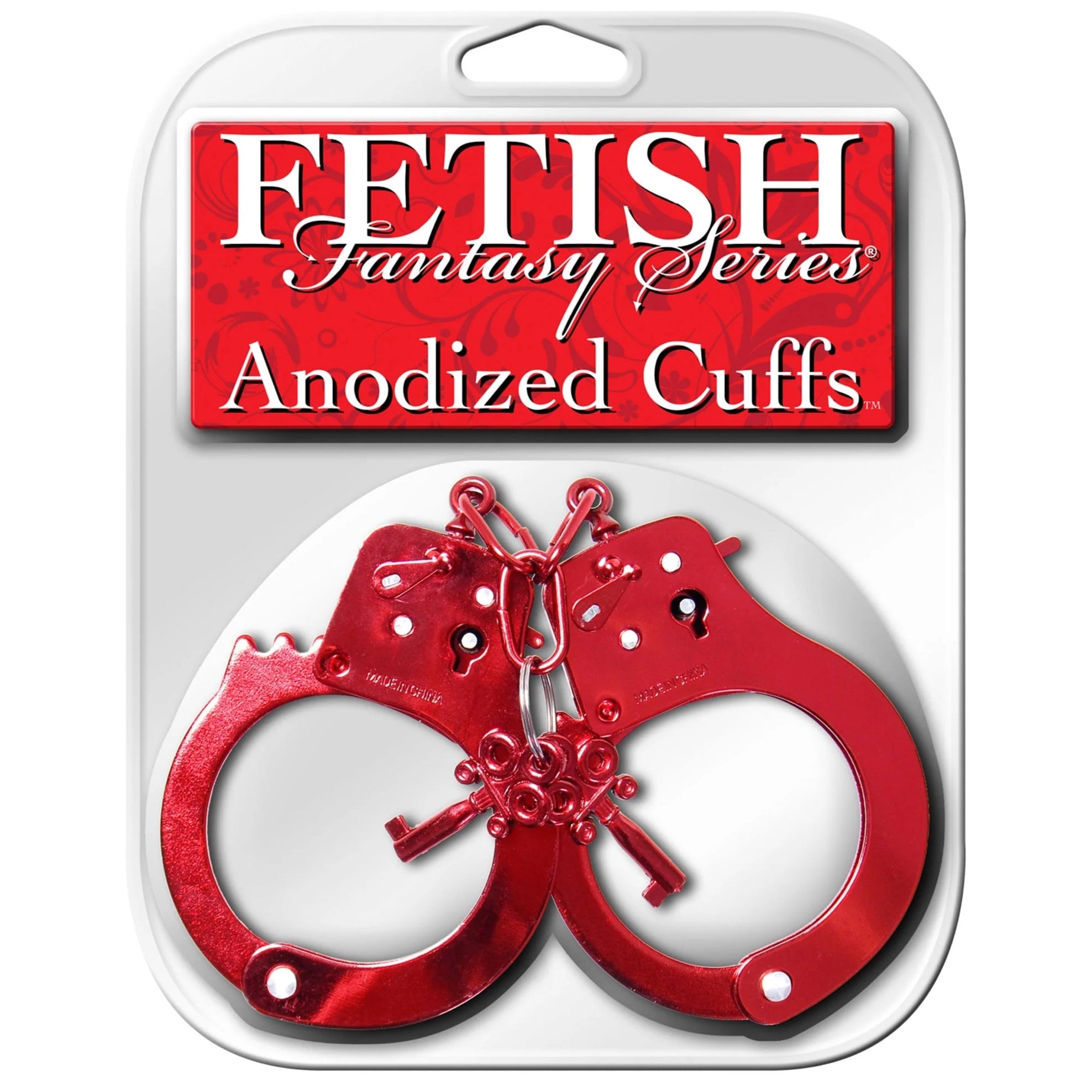 Fetish Fantasy Series Anodized Cuffs - Red