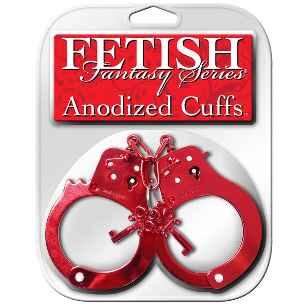 Fetish Fantasy Series Anodized Cuffs - Red