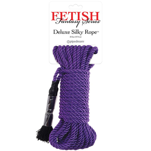 Pipedream Fetish Fantasy Series 32 ft Deluxe Silky Rope - Purple - Extreme Toyz Singapore - https://extremetoyz.com.sg - Sex Toys and Lingerie Online Store - Bondage Gear / Vibrators / Electrosex Toys / Wireless Remote Control Vibes / Sexy Lingerie and Role Play / BDSM / Dungeon Furnitures / Dildos and Strap Ons &nbsp;/ Anal and Prostate Massagers / Anal Douche and Cleaning Aide / Delay Sprays and Gels / Lubricants and more...