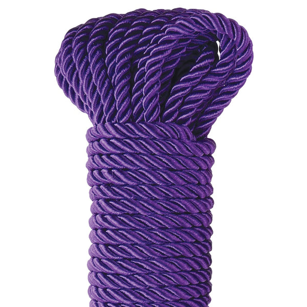 Pipedream Fetish Fantasy Series 32 ft Deluxe Silky Rope - Purple - Extreme Toyz Singapore - https://extremetoyz.com.sg - Sex Toys and Lingerie Online Store - Bondage Gear / Vibrators / Electrosex Toys / Wireless Remote Control Vibes / Sexy Lingerie and Role Play / BDSM / Dungeon Furnitures / Dildos and Strap Ons &nbsp;/ Anal and Prostate Massagers / Anal Douche and Cleaning Aide / Delay Sprays and Gels / Lubricants and more...