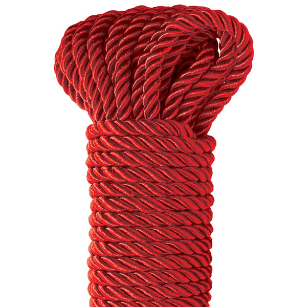 Pipedream Fetish Fantasy Series 32 ft Deluxe Silky Rope - Red - Extreme Toyz Singapore - https://extremetoyz.com.sg - Sex Toys and Lingerie Online Store - Bondage Gear / Vibrators / Electrosex Toys / Wireless Remote Control Vibes / Sexy Lingerie and Role Play / BDSM / Dungeon Furnitures / Dildos and Strap Ons &nbsp;/ Anal and Prostate Massagers / Anal Douche and Cleaning Aide / Delay Sprays and Gels / Lubricants and more...