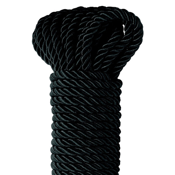 Pipedream Fetish Fantasy Series 32 ft Deluxe Silky Rope - Black - Extreme Toyz Singapore - https://extremetoyz.com.sg - Sex Toys and Lingerie Online Store - Bondage Gear / Vibrators / Electrosex Toys / Wireless Remote Control Vibes / Sexy Lingerie and Role Play / BDSM / Dungeon Furnitures / Dildos and Strap Ons &nbsp;/ Anal and Prostate Massagers / Anal Douche and Cleaning Aide / Delay Sprays and Gels / Lubricants and more...