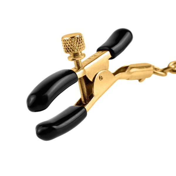 Pipedream Fetish Fantasy Gold Chain Nipple Clamps - Extreme Toyz Singapore - https://extremetoyz.com.sg - Sex Toys and Lingerie Online Store - Bondage Gear / Vibrators / Electrosex Toys / Wireless Remote Control Vibes / Sexy Lingerie and Role Play / BDSM / Dungeon Furnitures / Dildos and Strap Ons &nbsp;/ Anal and Prostate Massagers / Anal Douche and Cleaning Aide / Delay Sprays and Gels / Lubricants and more...