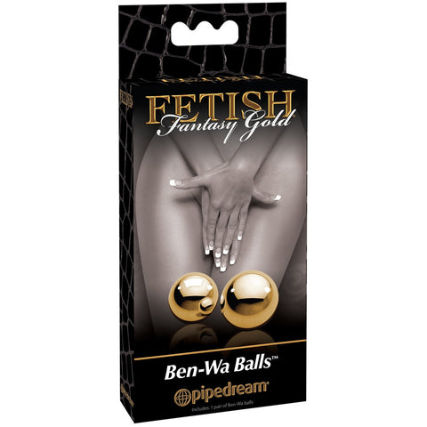 Pipedream Fetish Fantasy Gold Ben-Wa Balls - Extreme Toyz Singapore - https://extremetoyz.com.sg - Sex Toys and Lingerie Online Store - Bondage Gear / Vibrators / Electrosex Toys / Wireless Remote Control Vibes / Sexy Lingerie and Role Play / BDSM / Dungeon Furnitures / Dildos and Strap Ons &nbsp;/ Anal and Prostate Massagers / Anal Douche and Cleaning Aide / Delay Sprays and Gels / Lubricants and more...