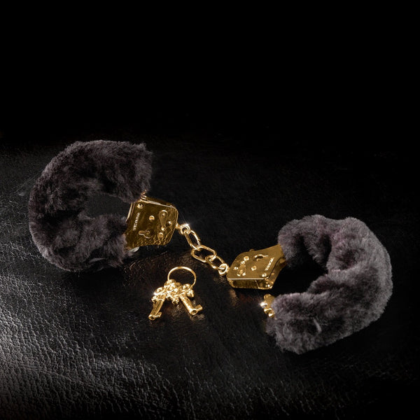 Pipedream Fetish Fantasy Gold Deluxe Furry Cuffs - Extreme Toyz Singapore - https://extremetoyz.com.sg - Sex Toys and Lingerie Online Store - Bondage Gear / Vibrators / Electrosex Toys / Wireless Remote Control Vibes / Sexy Lingerie and Role Play / BDSM / Dungeon Furnitures / Dildos and Strap Ons &nbsp;/ Anal and Prostate Massagers / Anal Douche and Cleaning Aide / Delay Sprays and Gels / Lubricants and more...