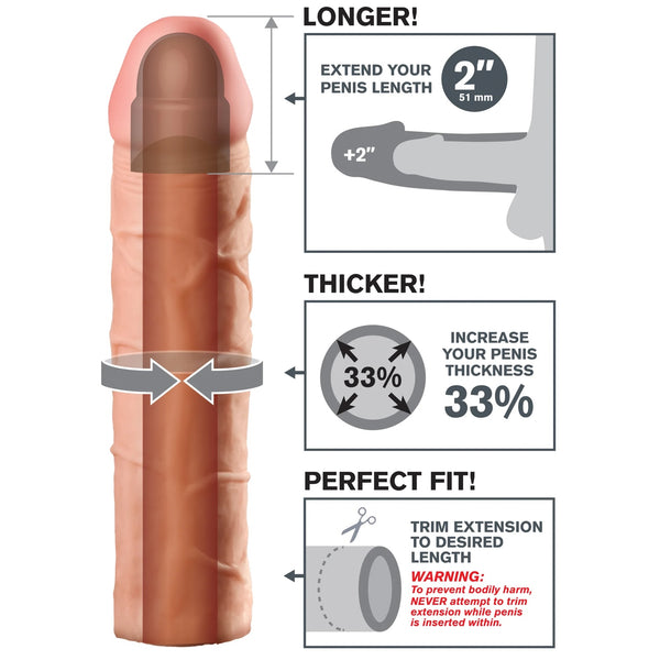 Fantasy X-Tensions Perfect 2" Extension - Light