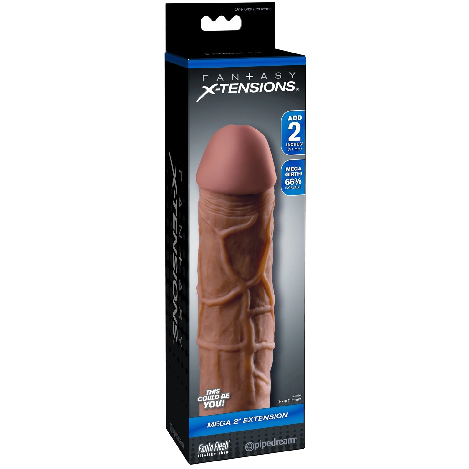 Fantasy X-Tensions Mega 2" Extension - Brown