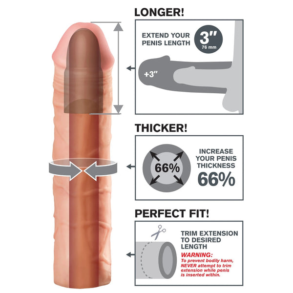 Fantasy X-Tensions Mega 3" Extension - Light