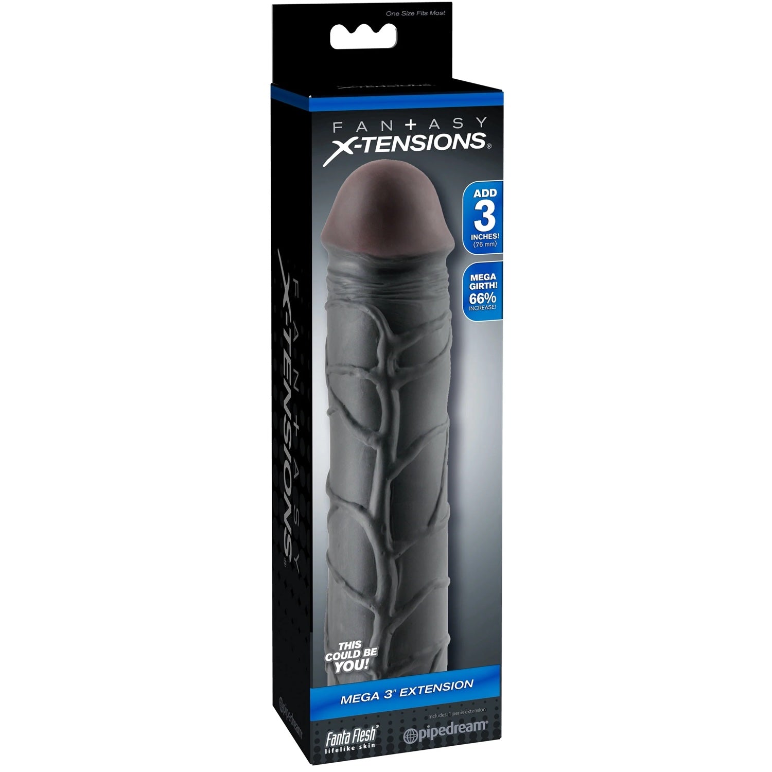 Fantasy X-Tensions Mega 3" Extension - Black