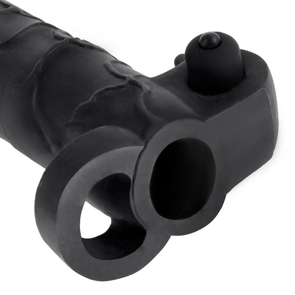 Fantasy X-Tensions Vibrating Real Feel 2" Extension - Black