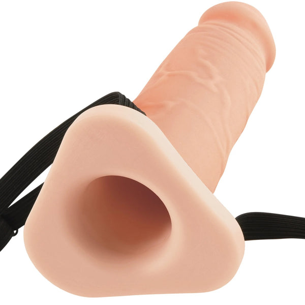 Fantasy X-Tensions 8" Silicone Hollow Extension with Harness