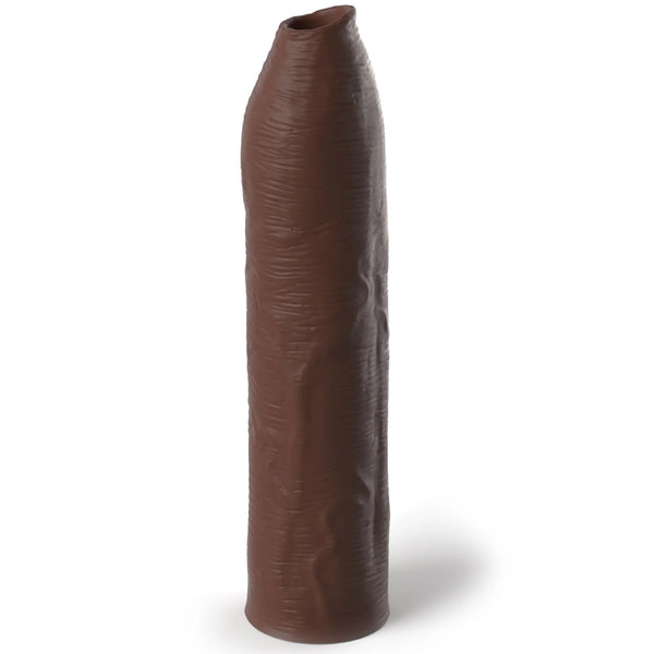 Fantasy X-Tensions Elite Uncut Silicone Penis Enhancer - Brown