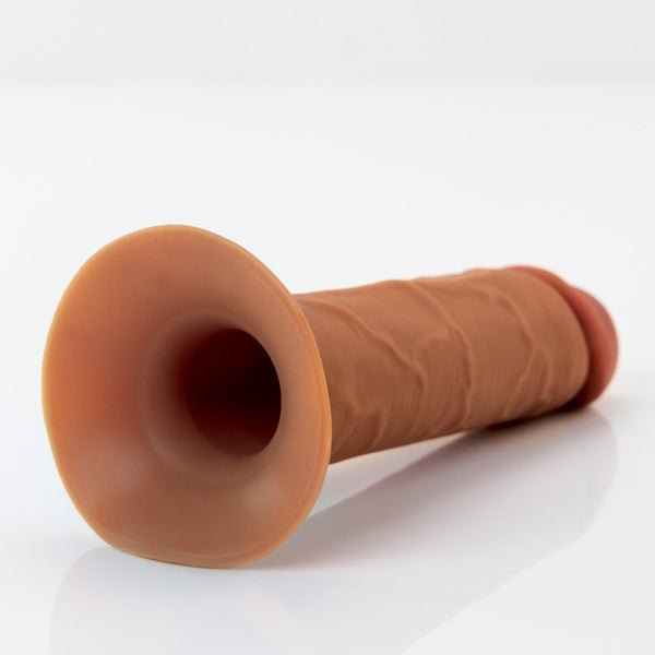 Fantasy X-tensions Elite 6" Hollow Silicone Strap-On - Brown