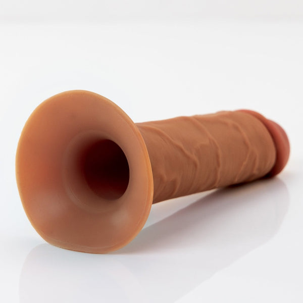 Fantasy X-tensions Elite 7" Hollow Silicone Strap-On - Brown