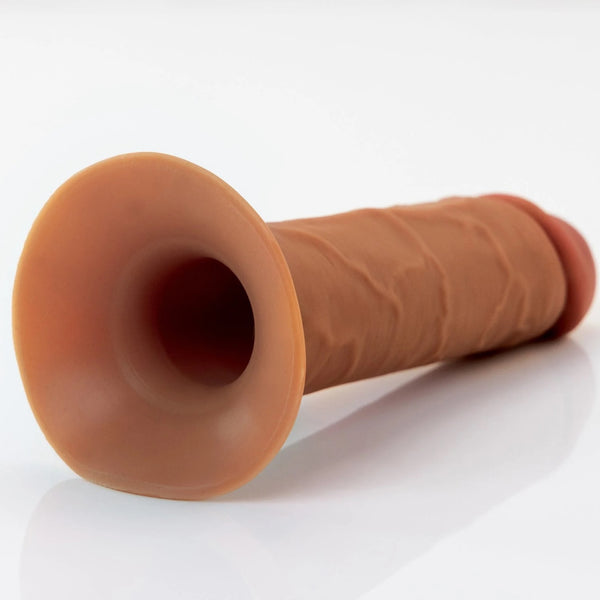 Fantasy X-Tensions Elite 8" Hollow Silicone Strap-On - Brown