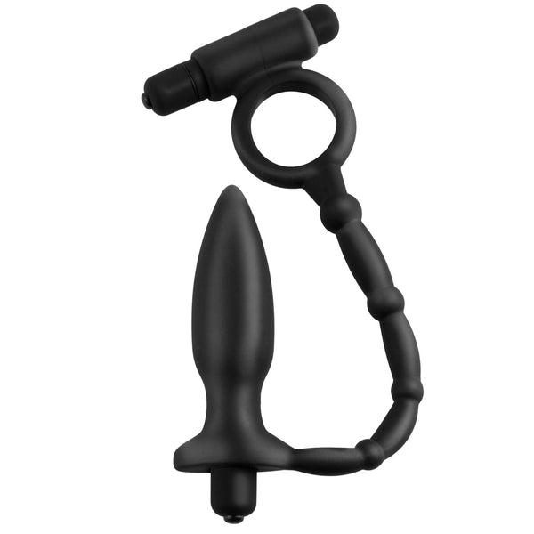 Pipedream Anal Fantasy Collection Ass-Kicker With Cockring - Extreme Toyz Singapore - https://extremetoyz.com.sg - Sex Toys and Lingerie Online Store - Bondage Gear / Vibrators / Electrosex Toys / Wireless Remote Control Vibes / Sexy Lingerie and Role Play / BDSM / Dungeon Furnitures / Dildos and Strap Ons &nbsp;/ Anal and Prostate Massagers / Anal Douche and Cleaning Aide / Delay Sprays and Gels / Lubricants and more...