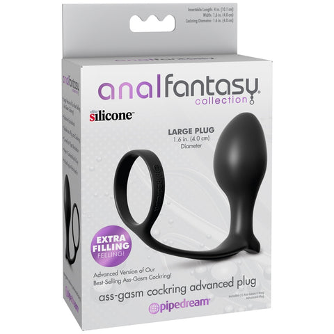 Pipedream Anal Fantasy Ass-Gasm Cock Ring Advanced Plug - Extreme Toyz Singapore - https://extremetoyz.com.sg - Sex Toys and Lingerie Online Store - Bondage Gear / Vibrators / Electrosex Toys / Wireless Remote Control Vibes / Sexy Lingerie and Role Play / BDSM / Dungeon Furnitures / Dildos and Strap Ons &nbsp;/ Anal and Prostate Massagers / Anal Douche and Cleaning Aide / Delay Sprays and Gels / Lubricants and more...