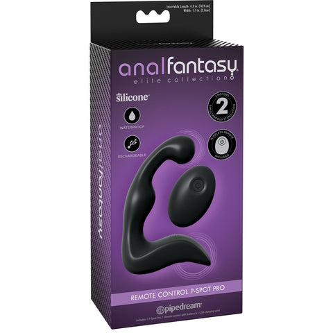 Pipedream Anal Fantasy Elite Collection Remote Control P-Spot Pro - Extreme Toyz Singapore - https://extremetoyz.com.sg - Sex Toys and Lingerie Online Store - Bondage Gear / Vibrators / Electrosex Toys / Wireless Remote Control Vibes / Sexy Lingerie and Role Play / BDSM / Dungeon Furnitures / Dildos and Strap Ons &nbsp;/ Anal and Prostate Massagers / Anal Douche and Cleaning Aide / Delay Sprays and Gels / Lubricants and more...
