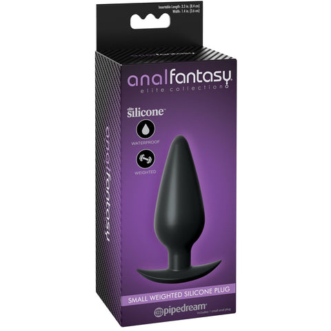 Pipedream Anal Fantasy Elite Collection Small Weighted Plug - Extreme Toyz Singapore - https://extremetoyz.com.sg - Sex Toys and Lingerie Online Store - Bondage Gear / Vibrators / Electrosex Toys / Wireless Remote Control Vibes / Sexy Lingerie and Role Play / BDSM / Dungeon Furnitures / Dildos and Strap Ons &nbsp;/ Anal and Prostate Massagers / Anal Douche and Cleaning Aide / Delay Sprays and Gels / Lubricants and more...
