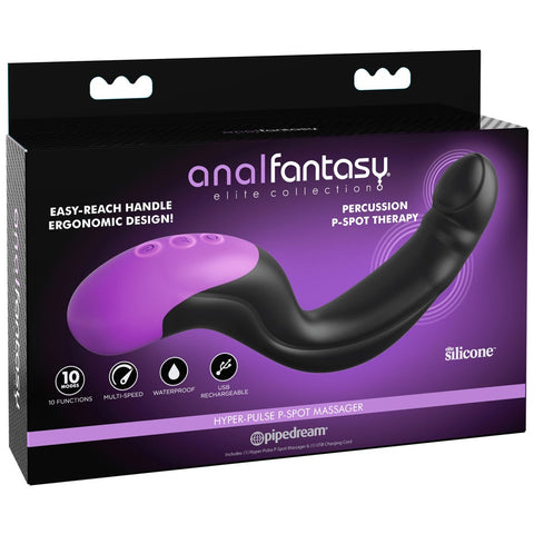 Pipedream Anal Fantasy Elite Collection Hyper-Pulse P-Spot Massager - Extreme Toyz Singapore - https://extremetoyz.com.sg - Sex Toys and Lingerie Online Store - Bondage Gear / Vibrators / Electrosex Toys / Wireless Remote Control Vibes / Sexy Lingerie and Role Play / BDSM / Dungeon Furnitures / Dildos and Strap Ons &nbsp;/ Anal and Prostate Massagers / Anal Douche and Cleaning Aide / Delay Sprays and Gels / Lubricants and more...