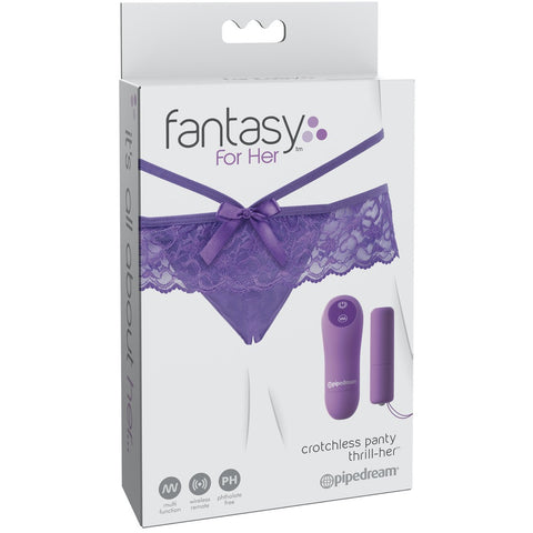 Pipedream Fantasy For Her Crotchless Panty Thrill-Her - Extreme Toyz Singapore - https://extremetoyz.com.sg - Sex Toys and Lingerie Online Store - Bondage Gear / Vibrators / Electrosex Toys / Wireless Remote Control Vibes / Sexy Lingerie and Role Play / BDSM / Dungeon Furnitures / Dildos and Strap Ons &nbsp;/ Anal and Prostate Massagers / Anal Douche and Cleaning Aide / Delay Sprays and Gels / Lubricants and more...