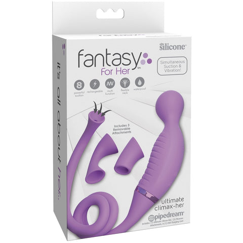 Pipedream Fantasy For Her Ultimate Climax-Her - Extreme Toyz Singapore - https://extremetoyz.com.sg - Sex Toys and Lingerie Online Store - Bondage Gear / Vibrators / Electrosex Toys / Wireless Remote Control Vibes / Sexy Lingerie and Role Play / BDSM / Dungeon Furnitures / Dildos and Strap Ons &nbsp;/ Anal and Prostate Massagers / Anal Douche and Cleaning Aide / Delay Sprays and Gels / Lubricants and more...