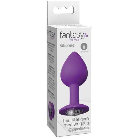 Pipedream Fantasy for Her Little Gem Medium Plug - Extreme Toyz Singapore - https://extremetoyz.com.sg - Sex Toys and Lingerie Online Store - Bondage Gear / Vibrators / Electrosex Toys / Wireless Remote Control Vibes / Sexy Lingerie and Role Play / BDSM / Dungeon Furnitures / Dildos and Strap Ons &nbsp;/ Anal and Prostate Massagers / Anal Douche and Cleaning Aide / Delay Sprays and Gels / Lubricants and more...