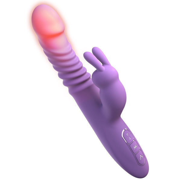 Pipedream Fantasy For Her Thrusting Silicone Rabbit - Extreme Toyz Singapore - https://extremetoyz.com.sg - Sex Toys and Lingerie Online Store - Bondage Gear / Vibrators / Electrosex Toys / Wireless Remote Control Vibes / Sexy Lingerie and Role Play / BDSM / Dungeon Furnitures / Dildos and Strap Ons &nbsp;/ Anal and Prostate Massagers / Anal Douche and Cleaning Aide / Delay Sprays and Gels / Lubricants and more...