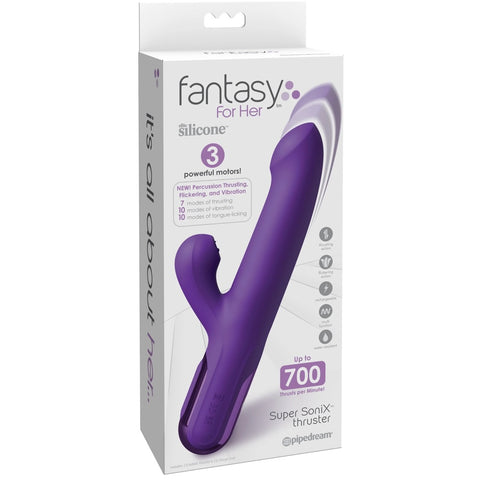 Fantasy For Her Rechargeable Super Sonix Thruster Vibrator