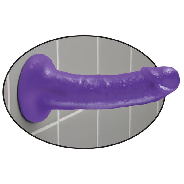 Pipedream Dillio 6" Slim Dildo - Purple - Extreme Toyz Singapore - https://extremetoyz.com.sg - Sex Toys and Lingerie Online Store - Bondage Gear / Vibrators / Electrosex Toys / Wireless Remote Control Vibes / Sexy Lingerie and Role Play / BDSM / Dungeon Furnitures / Dildos and Strap Ons &nbsp;/ Anal and Prostate Massagers / Anal Douche and Cleaning Aide / Delay Sprays and Gels / Lubricants and more...