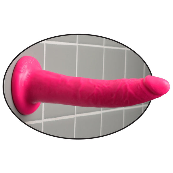 Pipedream Dillio 7" Slim Dildo - Pink - Extreme Toyz Singapore - https://extremetoyz.com.sg - Sex Toys and Lingerie Online Store - Bondage Gear / Vibrators / Electrosex Toys / Wireless Remote Control Vibes / Sexy Lingerie and Role Play / BDSM / Dungeon Furnitures / Dildos and Strap Ons &nbsp;/ Anal and Prostate Massagers / Anal Douche and Cleaning Aide / Delay Sprays and Gels / Lubricants and more...