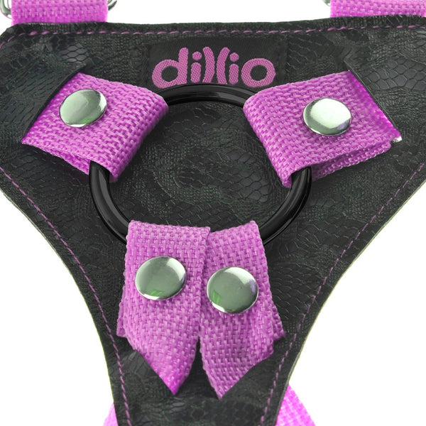 Pipedream Dillio 7" Strap-On Suspender Harness Set - Pink - Extreme Toyz Singapore - https://extremetoyz.com.sg - Sex Toys and Lingerie Online Store - Bondage Gear / Vibrators / Electrosex Toys / Wireless Remote Control Vibes / Sexy Lingerie and Role Play / BDSM / Dungeon Furnitures / Dildos and Strap Ons &nbsp;/ Anal and Prostate Massagers / Anal Douche and Cleaning Aide / Delay Sprays and Gels / Lubricants and more...