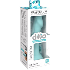 Pipedream Dillio Platinum Big Hero 6" Platinum Silicone Dildo - Teal - Extreme Toyz Singapore - https://extremetoyz.com.sg - Sex Toys and Lingerie Online Store - Bondage Gear / Vibrators / Electrosex Toys / Wireless Remote Control Vibes / Sexy Lingerie and Role Play / BDSM / Dungeon Furnitures / Dildos and Strap Ons &nbsp;/ Anal and Prostate Massagers / Anal Douche and Cleaning Aide / Delay Sprays and Gels / Lubricants and more...