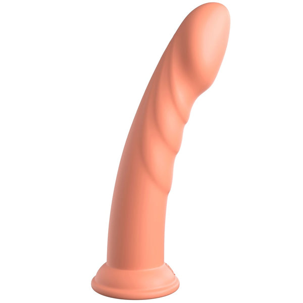 Pipedream Dillio Platinum Super Eight 8" Platinum Silicone Dildo - Peach - Extreme Toyz Singapore - https://extremetoyz.com.sg - Sex Toys and Lingerie Online Store - Bondage Gear / Vibrators / Electrosex Toys / Wireless Remote Control Vibes / Sexy Lingerie and Role Play / BDSM / Dungeon Furnitures / Dildos and Strap Ons &nbsp;/ Anal and Prostate Massagers / Anal Douche and Cleaning Aide / Delay Sprays and Gels / Lubricants and more...