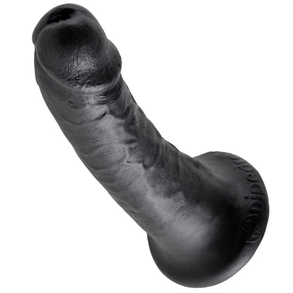 Pipedream King Cock 6" Cock - Black - Extreme Toyz Singapore - https://extremetoyz.com.sg - Sex Toys and Lingerie Online Store - Bondage Gear / Vibrators / Electrosex Toys / Wireless Remote Control Vibes / Sexy Lingerie and Role Play / BDSM / Dungeon Furnitures / Dildos and Strap Ons &nbsp;/ Anal and Prostate Massagers / Anal Douche and Cleaning Aide / Delay Sprays and Gels / Lubricants and more...