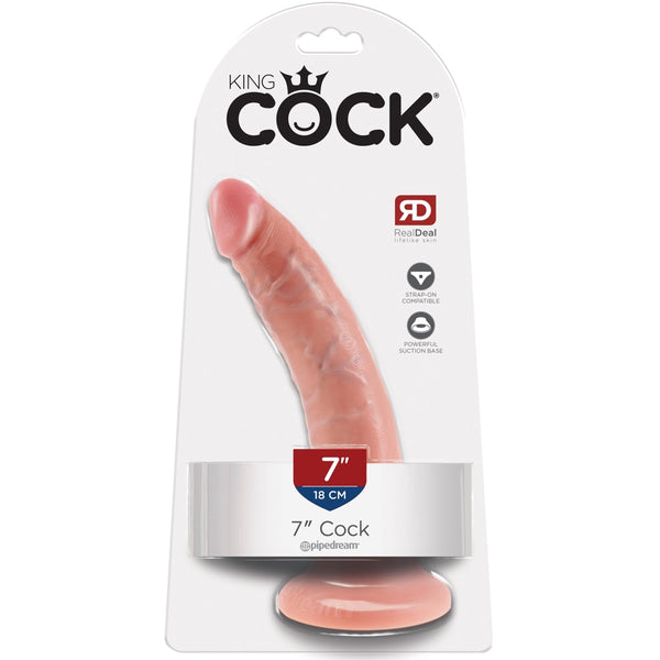 Pipedream King Cock 7" Cock - Light - Extreme Toyz Singapore - https://extremetoyz.com.sg - Sex Toys and Lingerie Online Store - Bondage Gear / Vibrators / Electrosex Toys / Wireless Remote Control Vibes / Sexy Lingerie and Role Play / BDSM / Dungeon Furnitures / Dildos and Strap Ons &nbsp;/ Anal and Prostate Massagers / Anal Douche and Cleaning Aide / Delay Sprays and Gels / Lubricants and more...