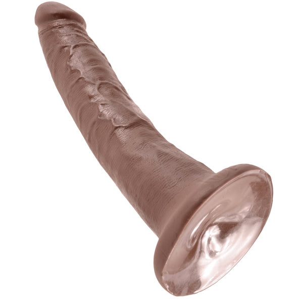 Pipedream King Cock 7" Cock - Brown - Extreme Toyz Singapore - https://extremetoyz.com.sg - Sex Toys and Lingerie Online Store - Bondage Gear / Vibrators / Electrosex Toys / Wireless Remote Control Vibes / Sexy Lingerie and Role Play / BDSM / Dungeon Furnitures / Dildos and Strap Ons &nbsp;/ Anal and Prostate Massagers / Anal Douche and Cleaning Aide / Delay Sprays and Gels / Lubricants and more...