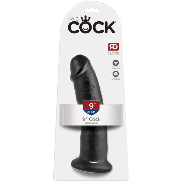 Pipedream King Cock 9" Cock - Black - Extreme Toyz Singapore - https://extremetoyz.com.sg - Sex Toys and Lingerie Online Store - Bondage Gear / Vibrators / Electrosex Toys / Wireless Remote Control Vibes / Sexy Lingerie and Role Play / BDSM / Dungeon Furnitures / Dildos and Strap Ons &nbsp;/ Anal and Prostate Massagers / Anal Douche and Cleaning Aide / Delay Sprays and Gels / Lubricants and more...