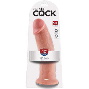 Pipedream King Cock 10" Cock with Balls - Light - Extreme Toyz Singapore - https://extremetoyz.com.sg - Sex Toys and Lingerie Online Store - Bondage Gear / Vibrators / Electrosex Toys / Wireless Remote Control Vibes / Sexy Lingerie and Role Play / BDSM / Dungeon Furnitures / Dildos and Strap Ons &nbsp;/ Anal and Prostate Massagers / Anal Douche and Cleaning Aide / Delay Sprays and Gels / Lubricants and more...