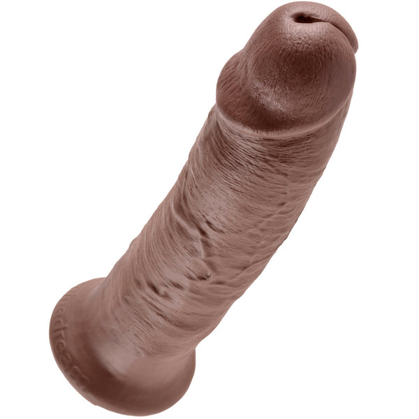 Pipedream King Cock 10" Cock with Balls - Brown - Extreme Toyz Singapore - https://extremetoyz.com.sg - Sex Toys and Lingerie Online Store - Bondage Gear / Vibrators / Electrosex Toys / Wireless Remote Control Vibes / Sexy Lingerie and Role Play / BDSM / Dungeon Furnitures / Dildos and Strap Ons &nbsp;/ Anal and Prostate Massagers / Anal Douche and Cleaning Aide / Delay Sprays and Gels / Lubricants and more...