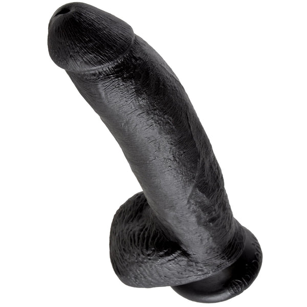 Pipedream  King Cock 9" Cock with Balls - Black - Extreme Toyz Singapore - https://extremetoyz.com.sg - Sex Toys and Lingerie Online Store - Bondage Gear / Vibrators / Electrosex Toys / Wireless Remote Control Vibes / Sexy Lingerie and Role Play / BDSM / Dungeon Furnitures / Dildos and Strap Ons &nbsp;/ Anal and Prostate Massagers / Anal Douche and Cleaning Aide / Delay Sprays and Gels / Lubricants and more...