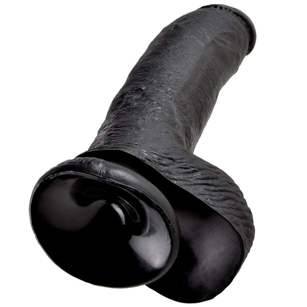 Pipedream  King Cock 9" Cock with Balls - Black - Extreme Toyz Singapore - https://extremetoyz.com.sg - Sex Toys and Lingerie Online Store - Bondage Gear / Vibrators / Electrosex Toys / Wireless Remote Control Vibes / Sexy Lingerie and Role Play / BDSM / Dungeon Furnitures / Dildos and Strap Ons &nbsp;/ Anal and Prostate Massagers / Anal Douche and Cleaning Aide / Delay Sprays and Gels / Lubricants and more...