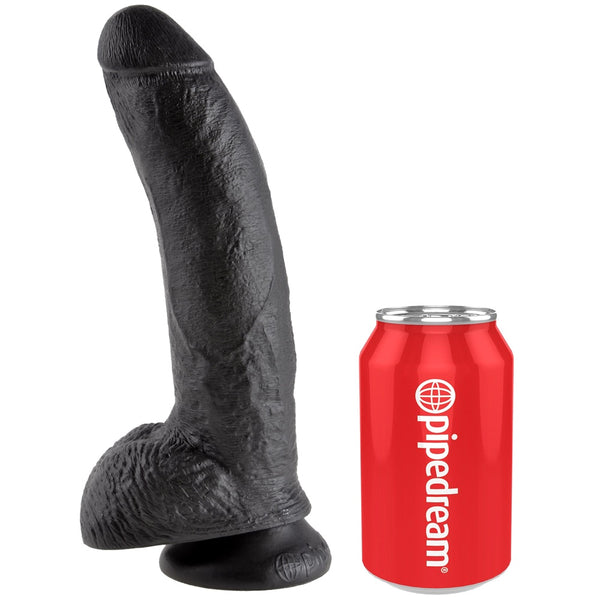 Pipedream  King Cock 9" Cock with Balls - Black - Extreme Toyz Singapore - https://extremetoyz.com.sg - Sex Toys and Lingerie Online Store - Bondage Gear / Vibrators / Electrosex Toys / Wireless Remote Control Vibes / Sexy Lingerie and Role Play / BDSM / Dungeon Furnitures / Dildos and Strap Ons &nbsp;/ Anal and Prostate Massagers / Anal Douche and Cleaning Aide / Delay Sprays and Gels / Lubricants and more...