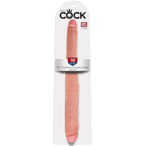 Pipedream King Cock 16" Tapered Double Dildo - Light - Extreme Toyz Singapore - https://extremetoyz.com.sg - Sex Toys and Lingerie Online Store - Bondage Gear / Vibrators / Electrosex Toys / Wireless Remote Control Vibes / Sexy Lingerie and Role Play / BDSM / Dungeon Furnitures / Dildos and Strap Ons &nbsp;/ Anal and Prostate Massagers / Anal Douche and Cleaning Aide / Delay Sprays and Gels / Lubricants and more...