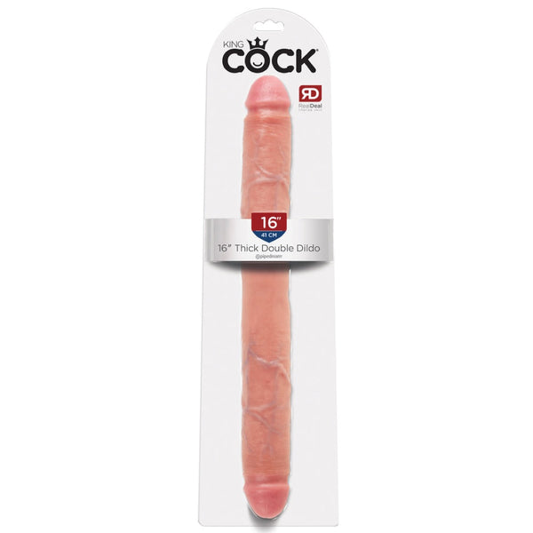 Pipedream King Cock 16" Thick Double Dildo - Extreme Toyz Singapore - https://extremetoyz.com.sg - Sex Toys and Lingerie Online Store