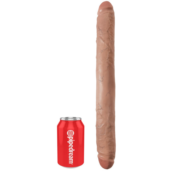 Pipedream King Cock 16" Thick Double Dildo - Tan - Extreme Toyz Singapore - https://extremetoyz.com.sg - Sex Toys and Lingerie Online Store - Bondage Gear / Vibrators / Electrosex Toys / Wireless Remote Control Vibes / Sexy Lingerie and Role Play / BDSM / Dungeon Furnitures / Dildos and Strap Ons &nbsp;/ Anal and Prostate Massagers / Anal Douche and Cleaning Aide / Delay Sprays and Gels / Lubricants and more...