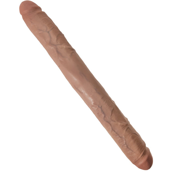 Pipedream King Cock 16" Thick Double Dildo - Tan - Extreme Toyz Singapore - https://extremetoyz.com.sg - Sex Toys and Lingerie Online Store - Bondage Gear / Vibrators / Electrosex Toys / Wireless Remote Control Vibes / Sexy Lingerie and Role Play / BDSM / Dungeon Furnitures / Dildos and Strap Ons &nbsp;/ Anal and Prostate Massagers / Anal Douche and Cleaning Aide / Delay Sprays and Gels / Lubricants and more...