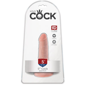 Pipedream King Cock 5" Cock - Light - Extreme Toyz Singapore - https://extremetoyz.com.sg - Sex Toys and Lingerie Online Store - Bondage Gear / Vibrators / Electrosex Toys / Wireless Remote Control Vibes / Sexy Lingerie and Role Play / BDSM / Dungeon Furnitures / Dildos and Strap Ons &nbsp;/ Anal and Prostate Massagers / Anal Douche and Cleaning Aide / Delay Sprays and Gels / Lubricants and more...